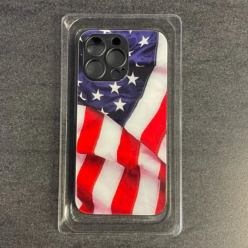 iPhone 13 Pro American Flag Phone Case | Patriotic Stars & Stripes | NIB